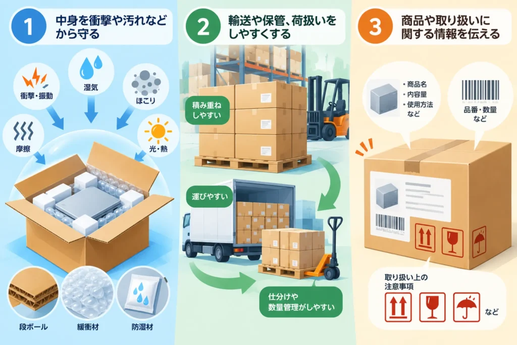 何のために行う？包装の役割や種類、梱包との違いを解説
